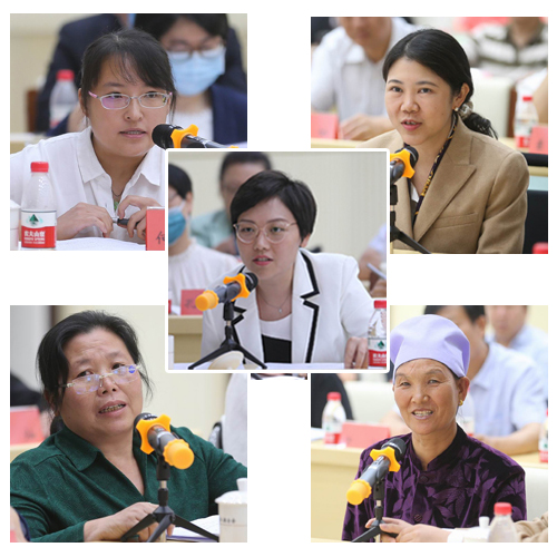 图为与会代表发言 图为与会代表发言